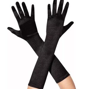 Elegant Black Evening Gloves